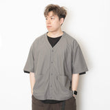 (CD103) Short Sleeve Collarless Jacket
