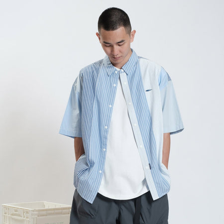 (YT936) Cropped Sleeve Tee