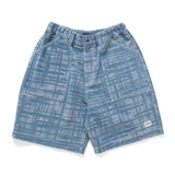 (SP397) Jacquard Denim Shorts