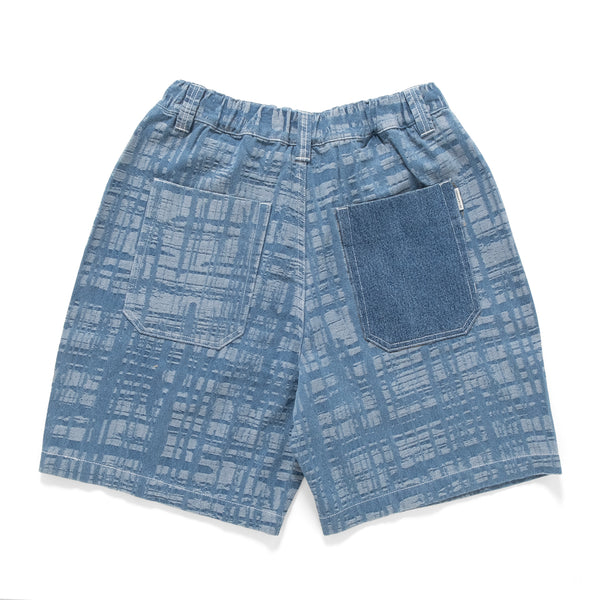 (SP397) Jacquard Denim Shorts