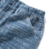 (SP397) Jacquard Denim Shorts