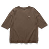 (TP1585) Cropped Sleeve Collar Tee