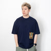 (ZT1382) Sunflower Embroidery Two Pockets Tee