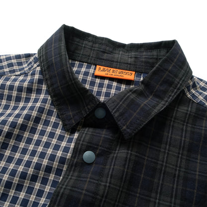 (ST531) Patchwork Shirt