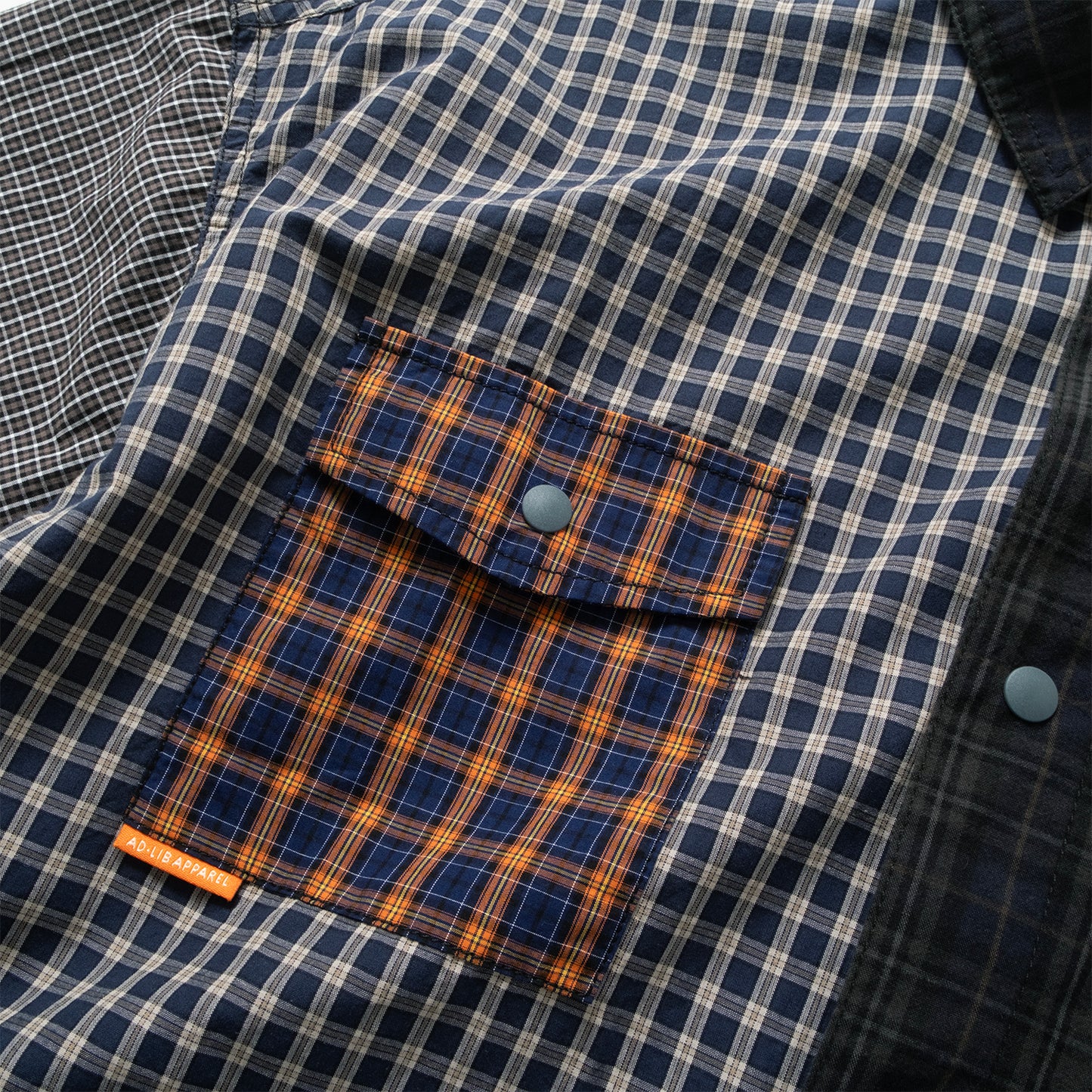 (ST531) Patchwork Shirt