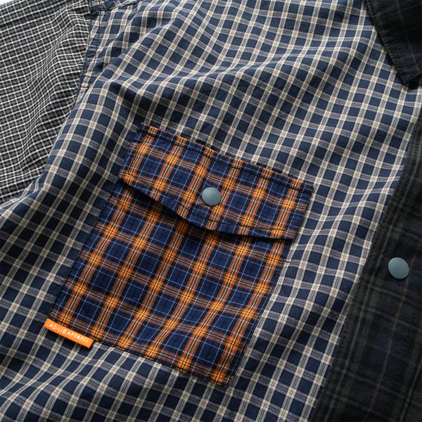 (ST531) Patchwork Shirt