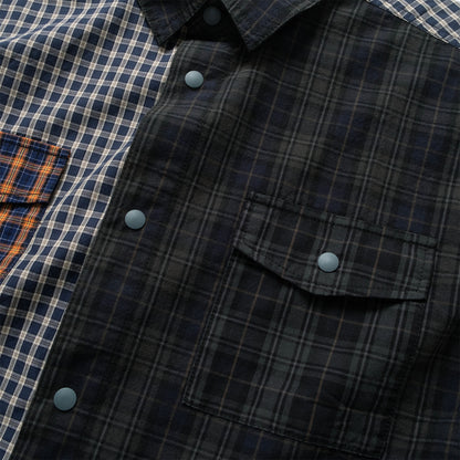 (ST531) Patchwork Shirt