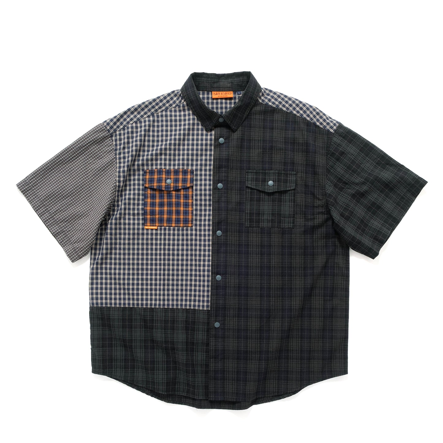 (ST531) Patchwork Shirt