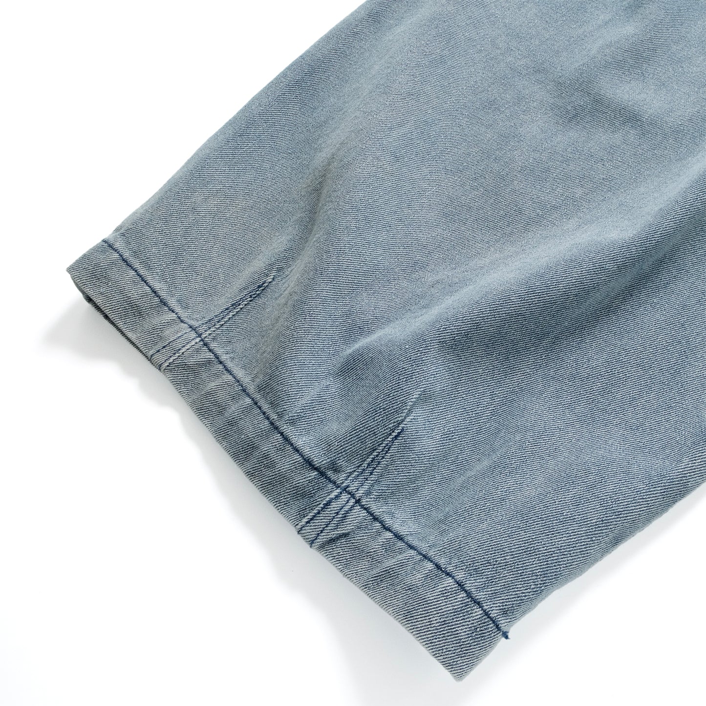 (PT404) Denim Wide Pants
