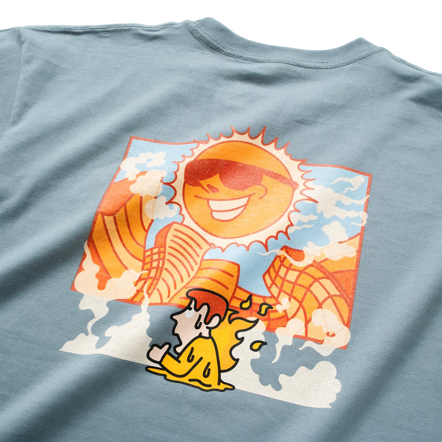 (ZT1894) 天氣先生夏日圖案 Tee