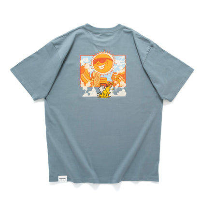 (ZT1894) 天氣先生夏日圖案 Tee