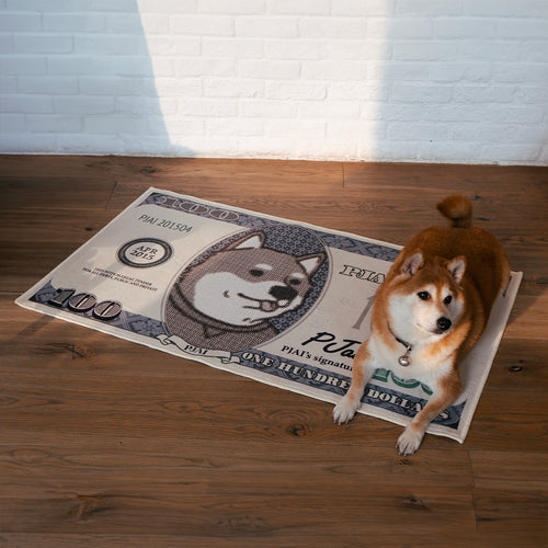 (AA494) Large Money Graphic Carpet