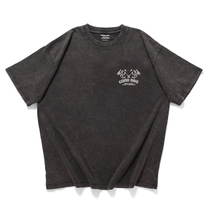 (ZT1653) Wasted Cat Graphic Tee