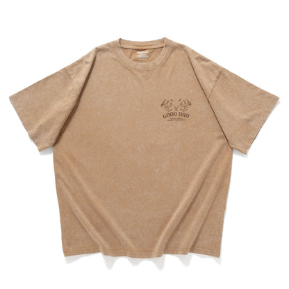 (ZT1653) Wasted Cat Graphic Tee