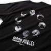 (ZT1654) Cat Moon Phases 圖案 Tee