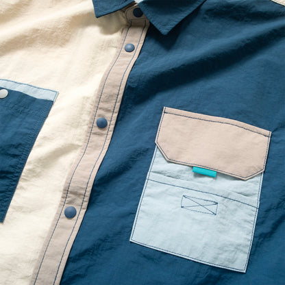 (ST515) Cool Touch Colorblock Shirt