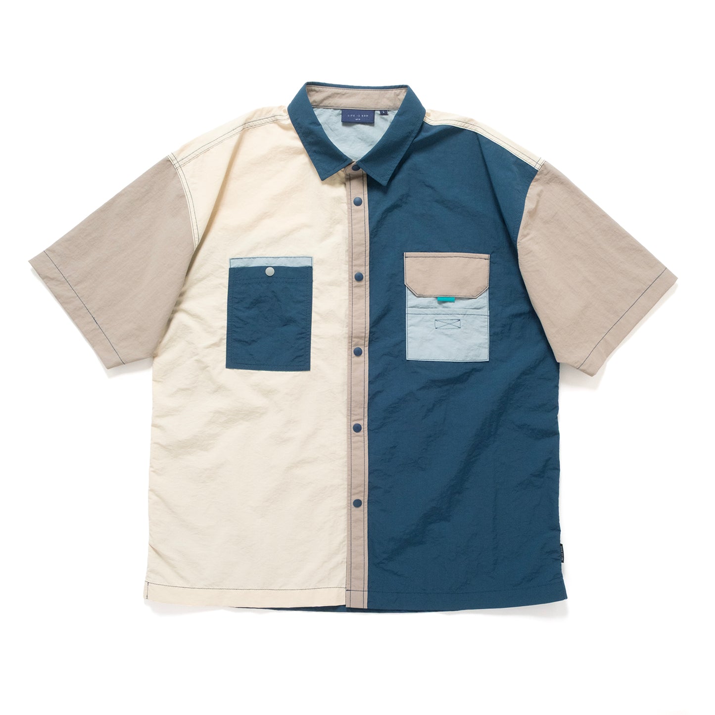 (ST515) Cool Touch Colorblock Shirt