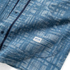 (ST457) Jacquard Denim Baseball Shirt