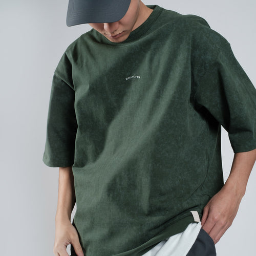 (TP1074) Acid Wash Oversize Tee