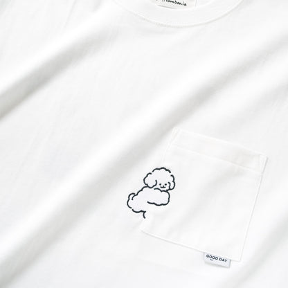 (ZT1908) Chill Day 圖案口袋 Tee