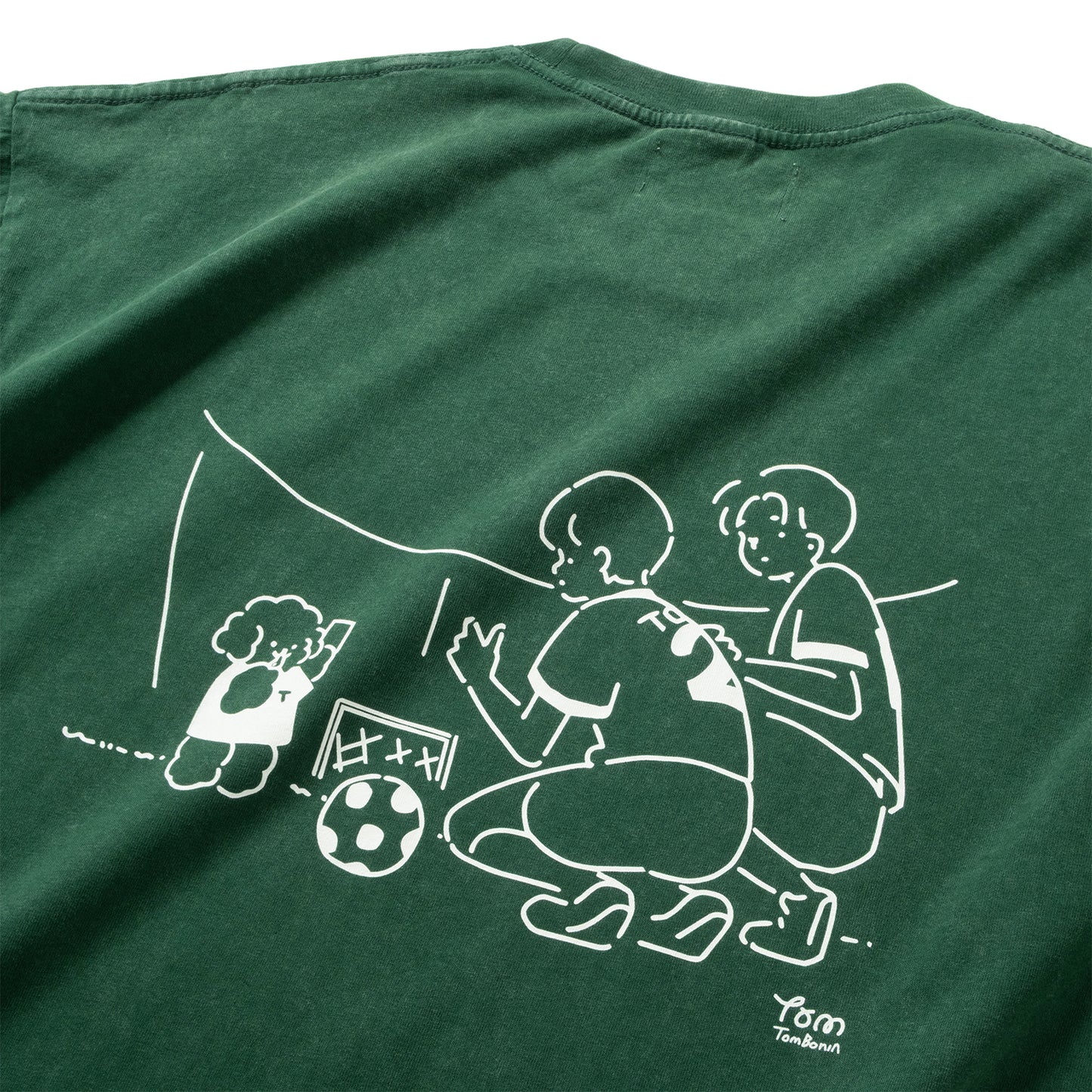 (EX703) Football Match 繡花洗水 Tee