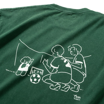 (EX703) Football Match 繡花洗水 Tee