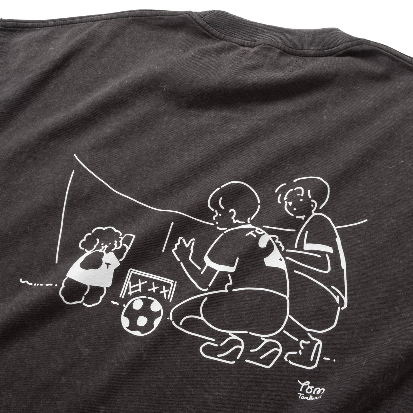 (EX703) Football Match 繡花洗水 Tee