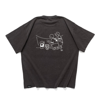 (EX703) Football Match 繡花洗水 Tee