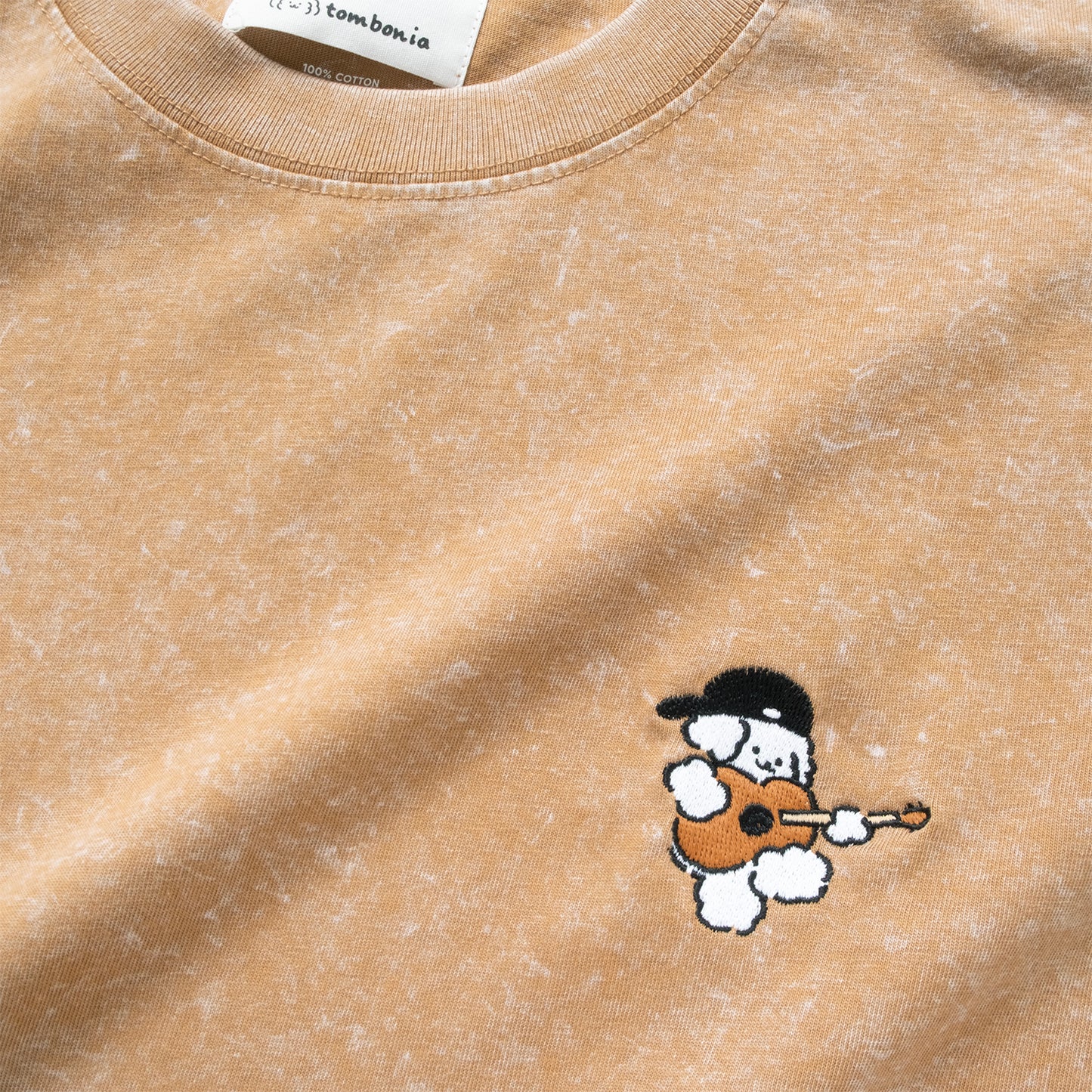 (EX704) Music Buckers Embroidery Washed Tee