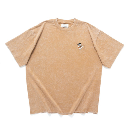 (EX704) Music Buckers Embroidery Washed Tee