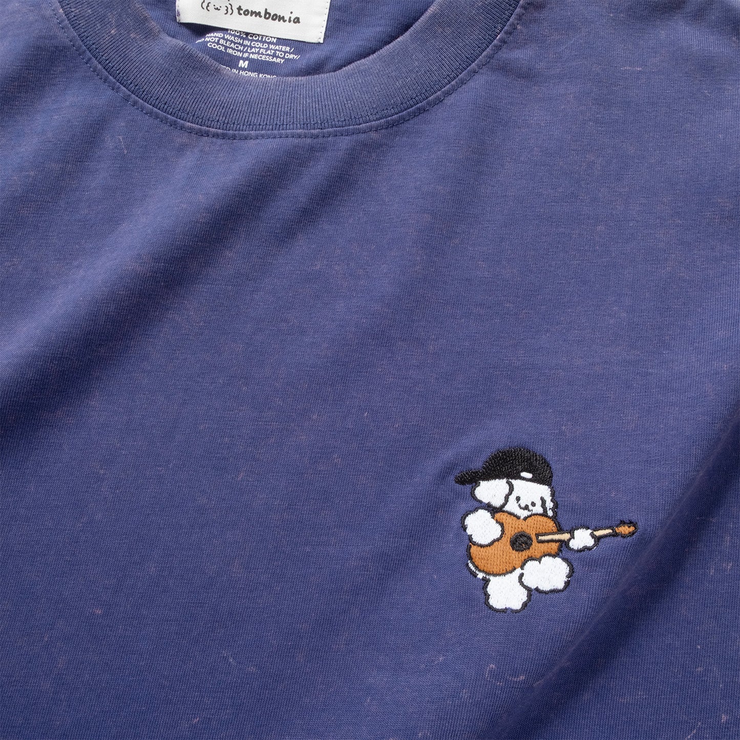(EX704) Music Buckers Embroidery Washed Tee