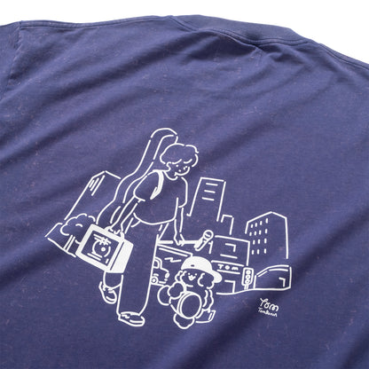 (EX704) Music Buckers Embroidery Washed Tee