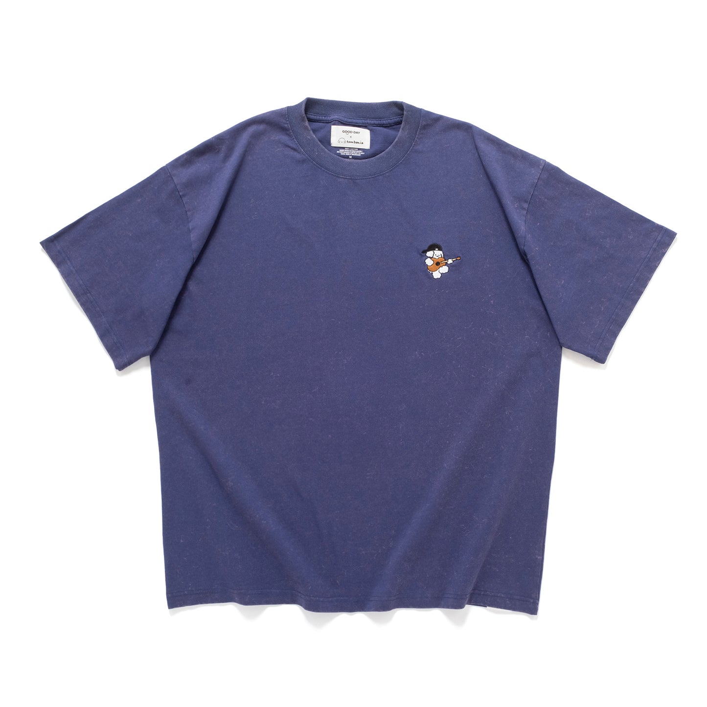 (EX704) Music Buckers Embroidery Washed Tee