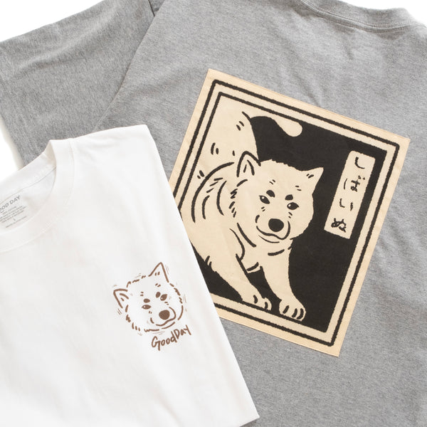 (ZT1403) Shiba Printmaking Patchwork Tee