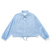 (BL006) Stripe Drawstrings Blouse