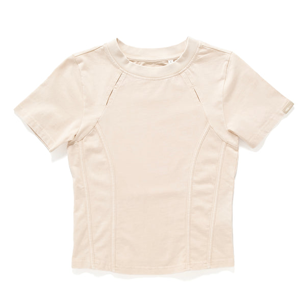 (TP1599) Washed Cropped Tee