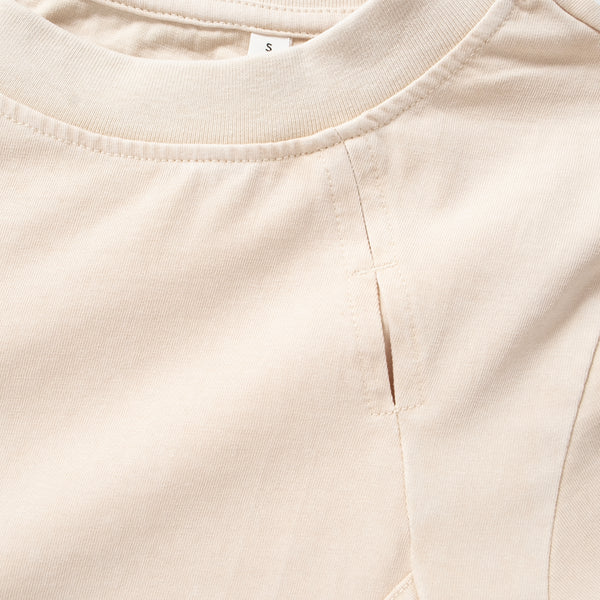 (TP1599) Washed Cropped Tee