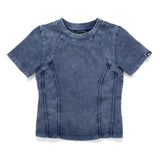 (TP1599) Washed Cropped Tee