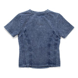 (TP1599) Washed Cropped Tee