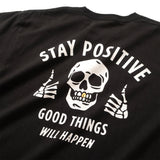 (ZT1907) Gold Teeth Stay Positive Graphic Tee