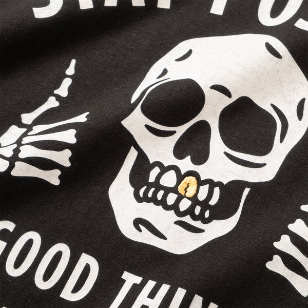 (ZT1907) Gold Teeth Stay Positive Graphic Tee