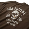 (ZT1907) Gold Teeth Stay Positive Graphic Tee