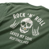 (ZT1908) Gold Teeth Rock 'N' Roll Graphic Tee