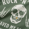 (ZT1908) Gold Teeth Rock 'N' Roll Graphic Tee