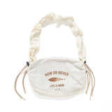(YB519) Gathered Shoulder Bag