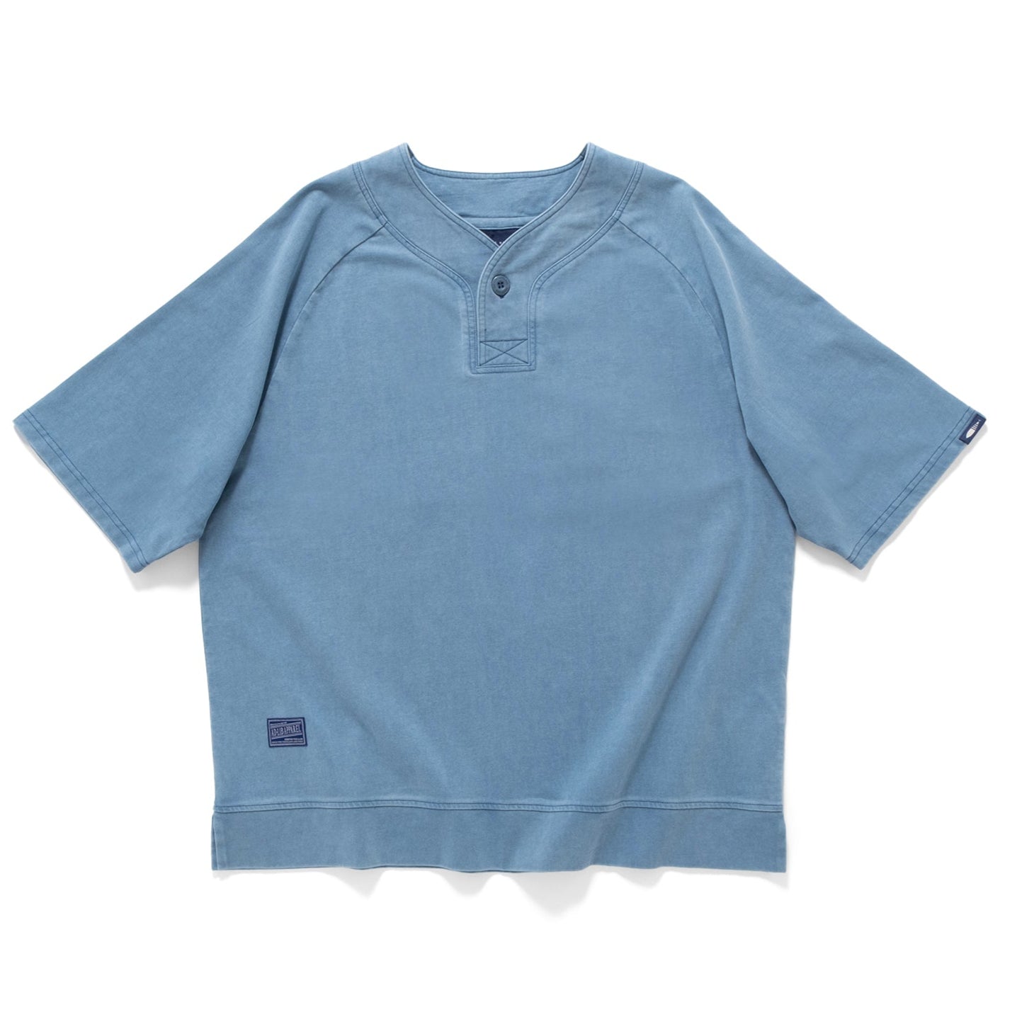 (TP1600) Washed Baseball Collar Tee