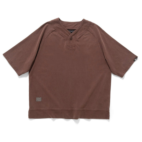 (TP1600) Washed Baseball Collar Tee