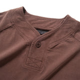(TP1600) Washed Baseball Collar Tee