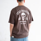 (ZT1907) Gold Teeth Stay Positive Graphic Tee