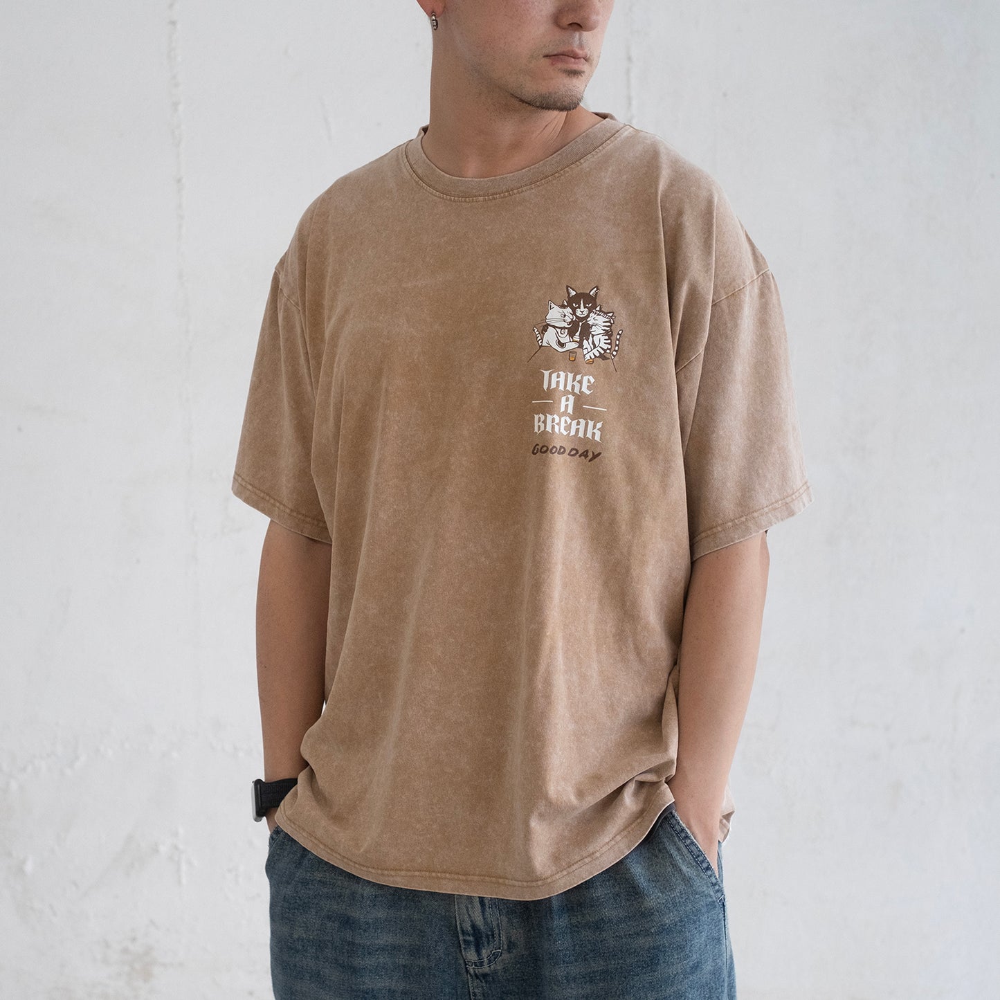 (ZT1667) Take A Break Graphic Tee